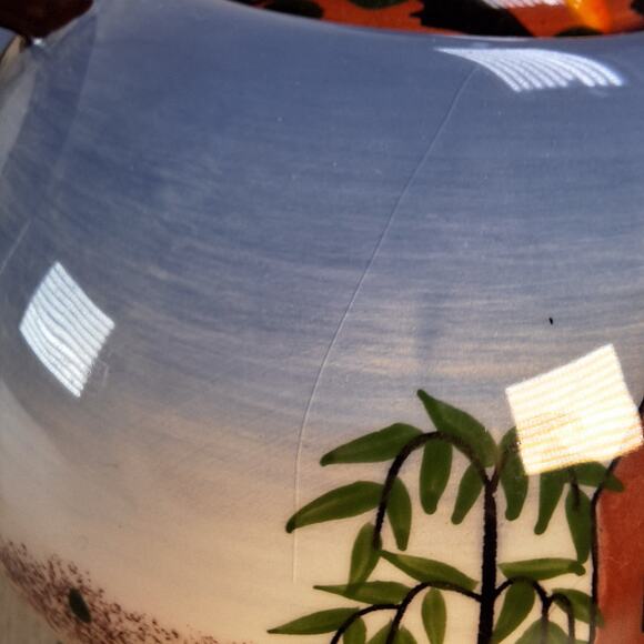 Rare Vntg Teaset: Young's Heartfelt Kitchen Creations - Happy is the Home, Blue - Picture 12 of 13